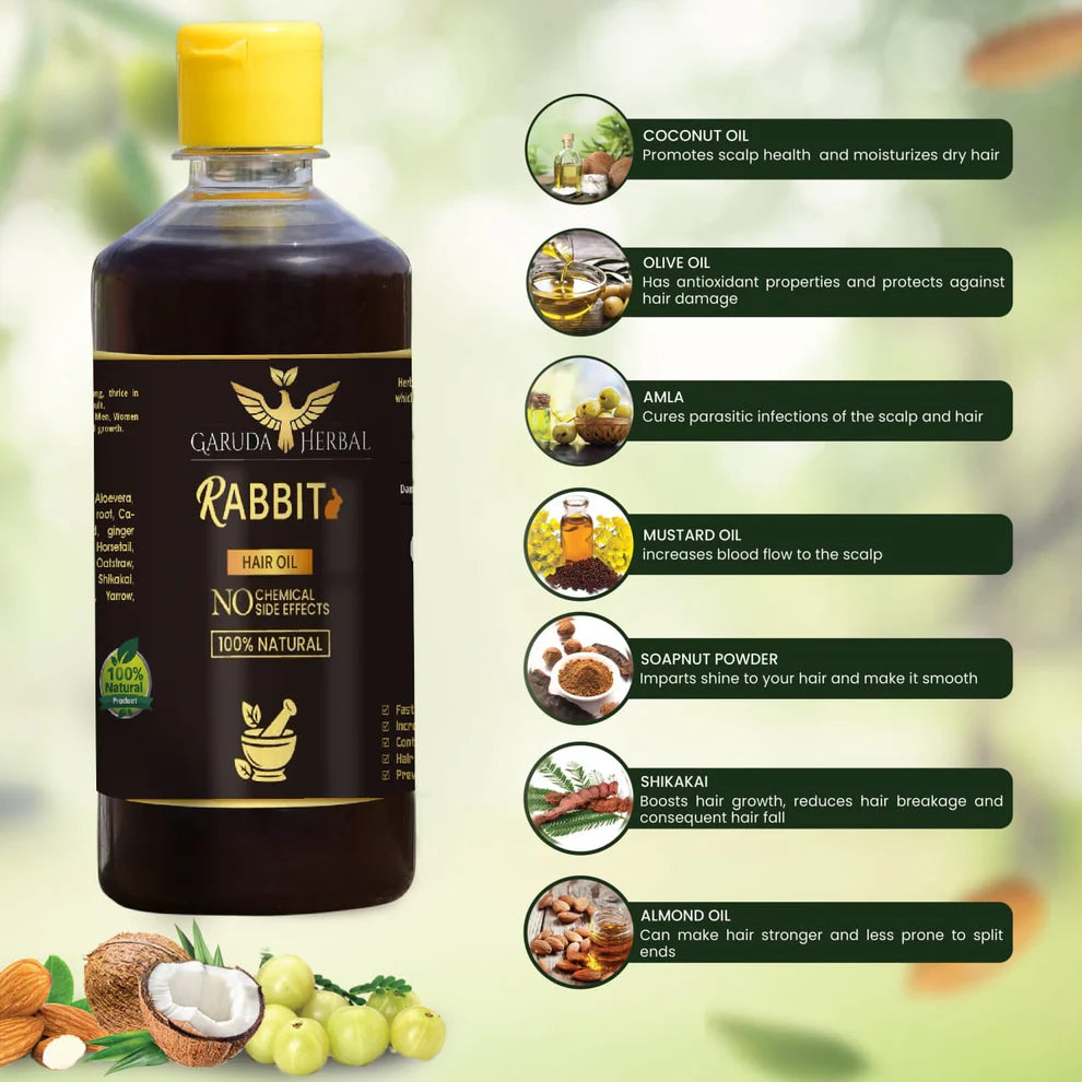 Rabbit Herbal Hair Oil