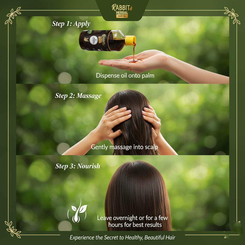 Rabbit Herbal Hair Oil