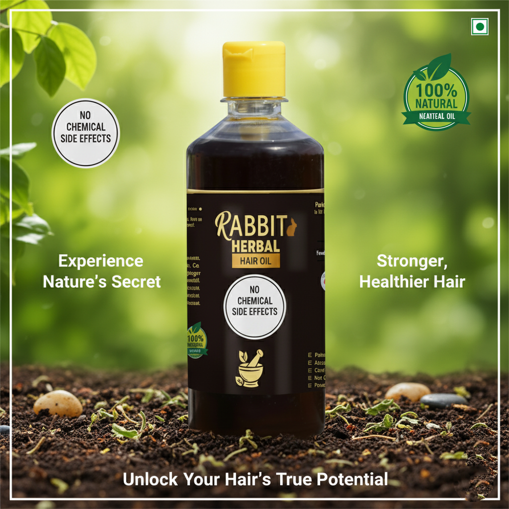 Rabbit Herbal Hair Oil