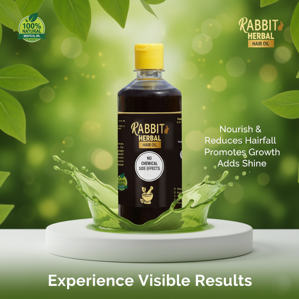 Rabbit Herbal Hair Oil